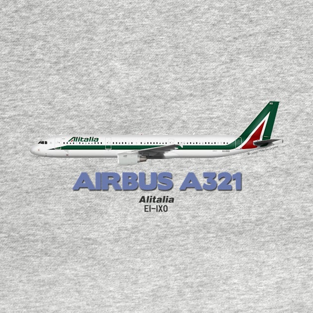 Airbus A321 - Alitalia by TheArtofFlying